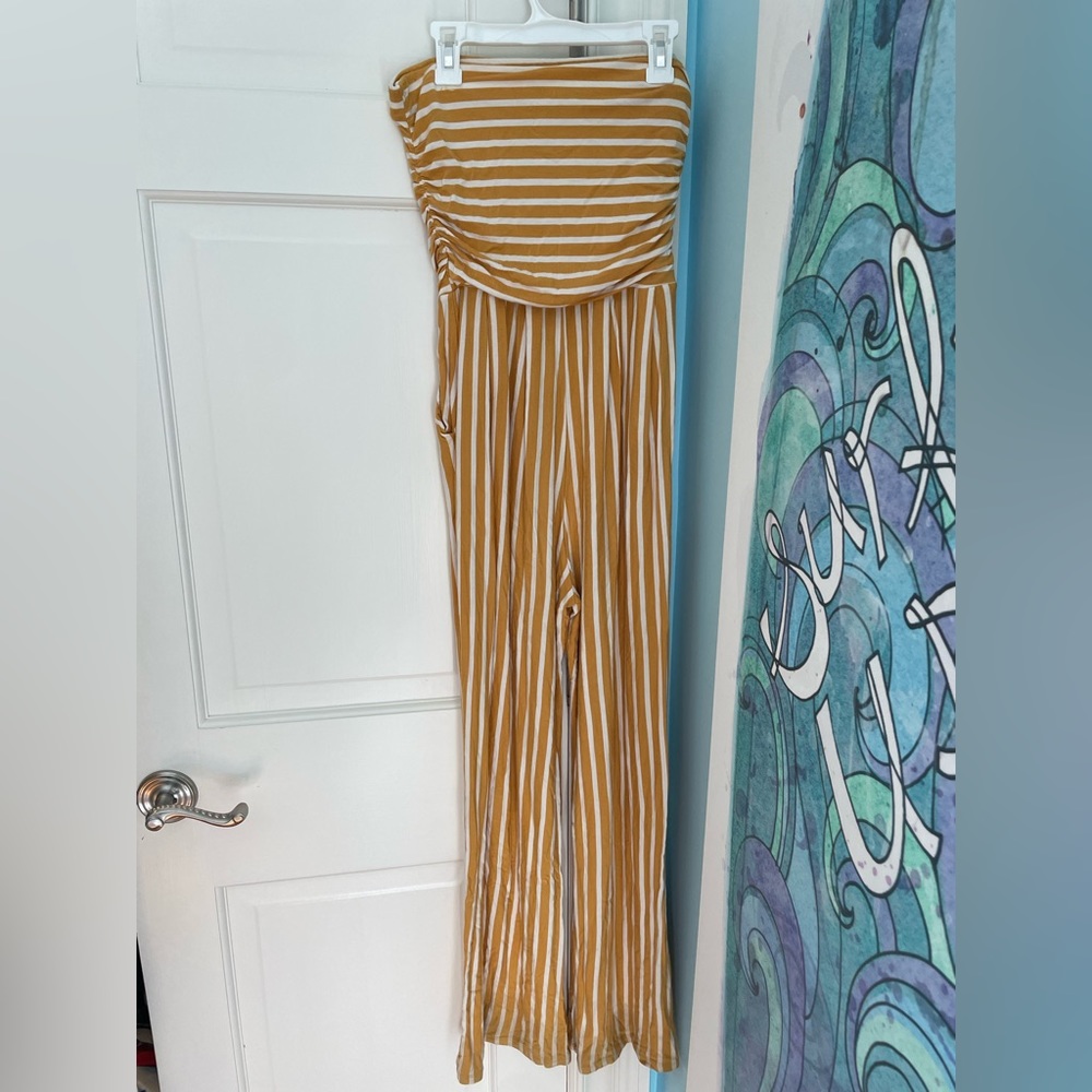 Forever 21 strapless jumpsuit